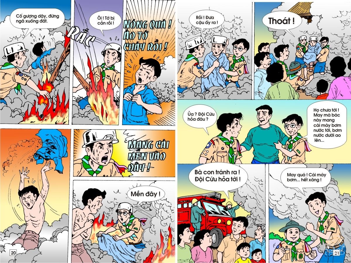 Comic continuation — Cờ Lau 86